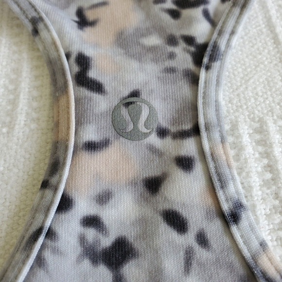 Lululemon | Cool Racerback Tank | Not So Petite Fleur Silver Spoon | 2 - Picture 7 of 13